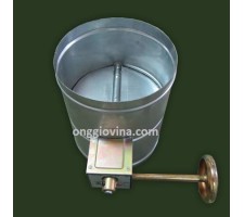 Van gió tròn tay trục vít